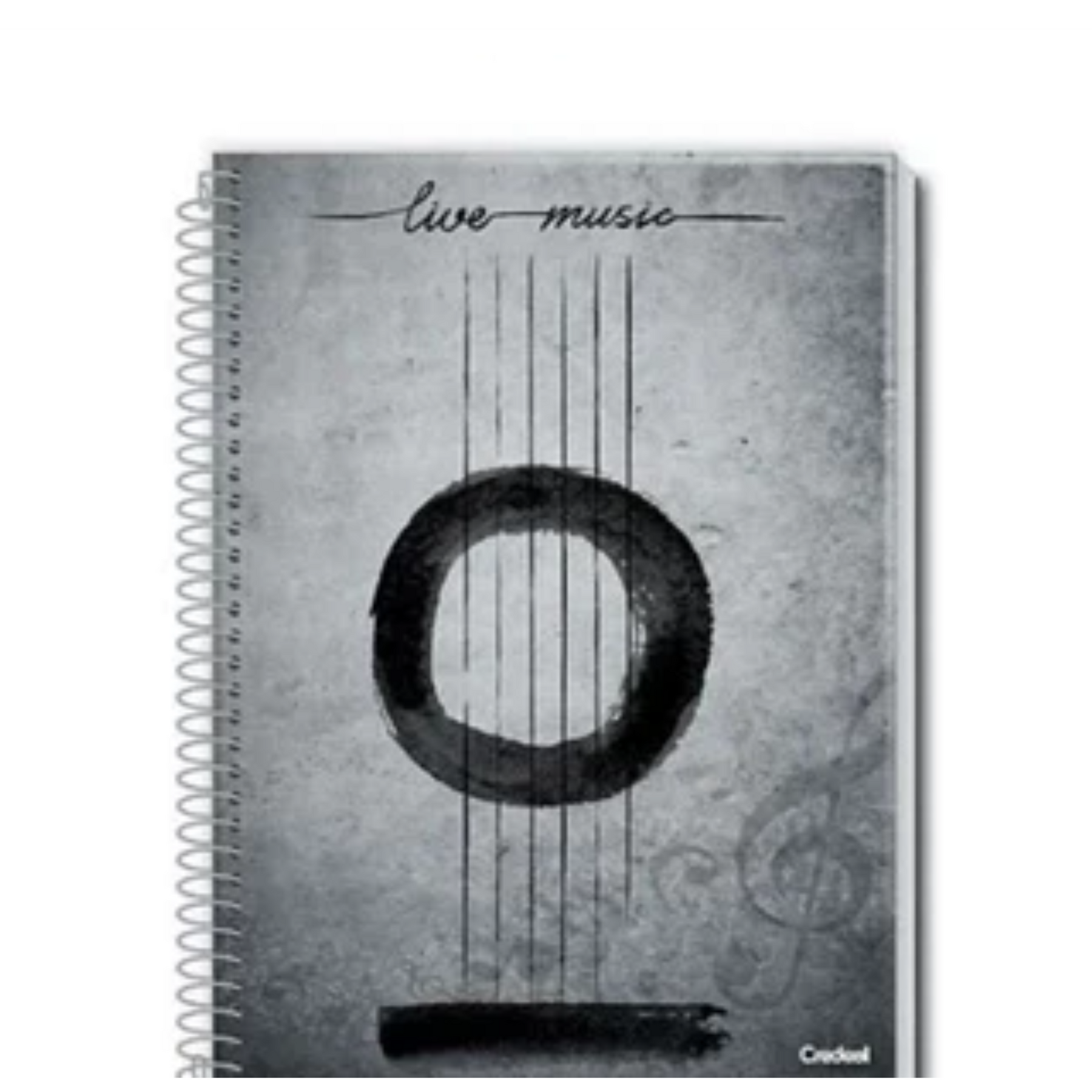 Caderno De Musica 96 Paginas Universitário Capa Dura C/ Pauta Credeal