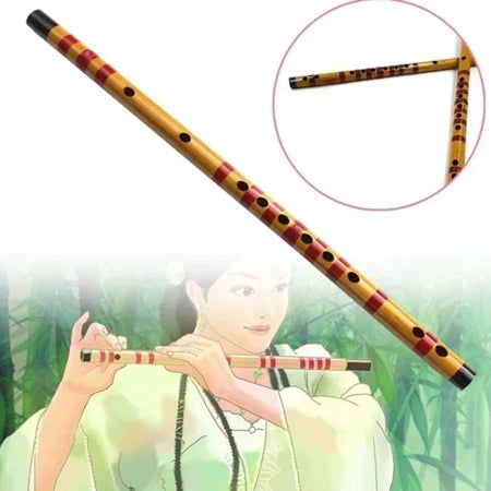 Flauta de Bambu Profissional | Artesanal | Para Iniciantes | Tradicional Chinesa | Alta Qualidade!
