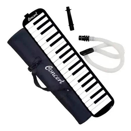Escaleta 37 Teclas Concert M37 Cor Preta ROSA AZUL PROFISSIONAL