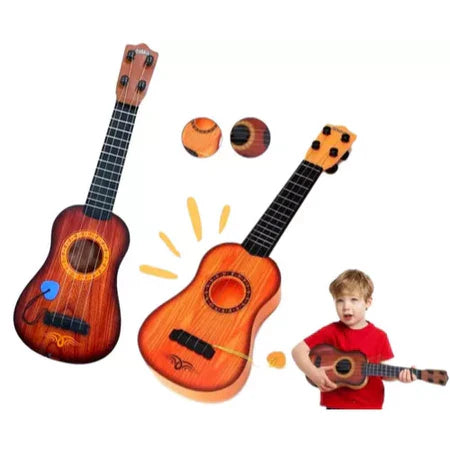 Mini Violão De Brinquedo Musical Infantil 4 Cordas Violãozinho Brinquedo 48cm Instrumentos