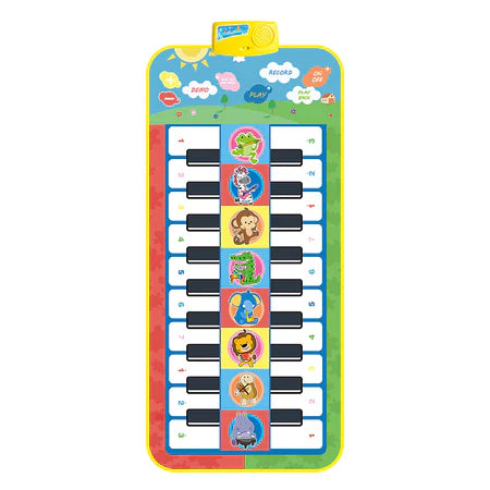 Playmat Piano Mat Teclado Eletrônico Brinquedo Musical para Kids Presente de Natal