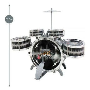 Bateria Infantil Rock Party Preta DMT6066 - Dm Toys