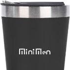 Copo térmico Musical inox com tampa abridor Caneca com áudio Bluetooth 888A